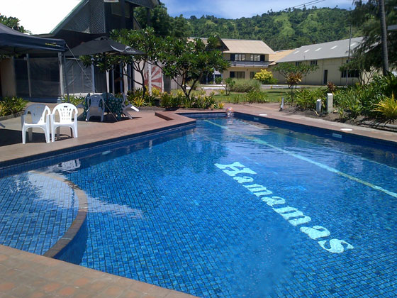 Rabaul Hotel swimming pool