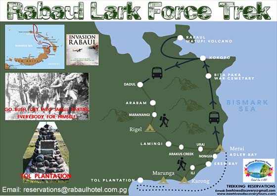Rabaul Lark Force Trek